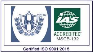 ISO 9001:2015 Certificate